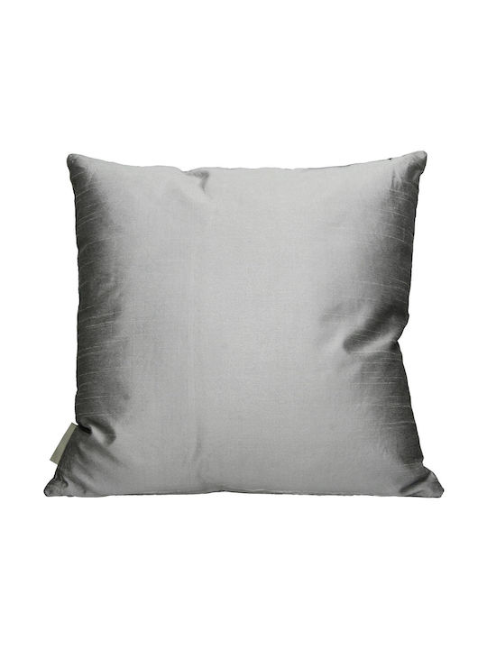 ArteLibre Sofa-Kissen aus Samt Grau 45x45cm