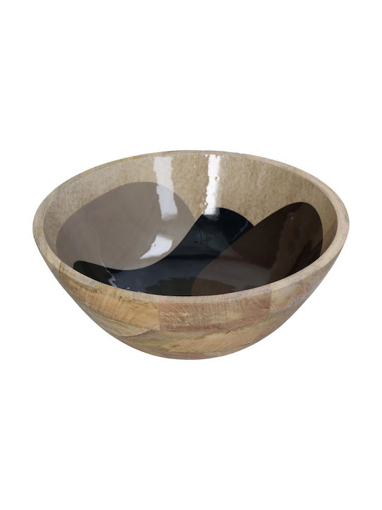 ArteLibre Decorative Bowl Beige 30x30x12cm