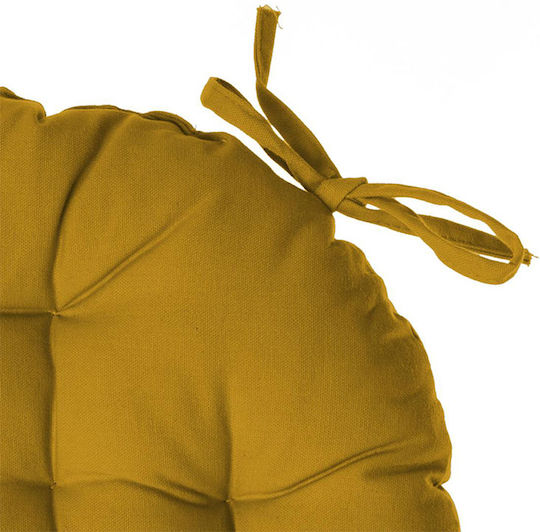 Atmosphera Garden Chair Cushion Ochre 38x38 cm