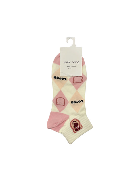 WAPAI Women's Ecru Socks - 773108-1