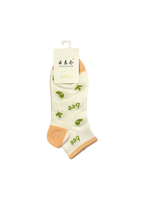 YTL Damen Weiße Socken - 51555-3