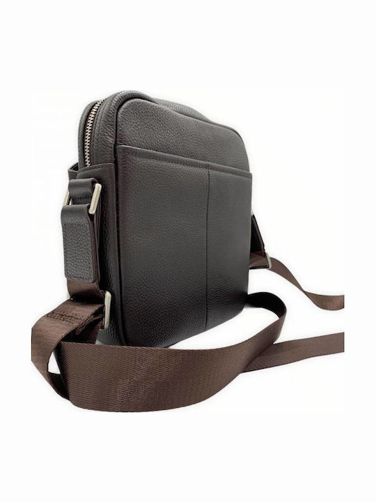 Leather Men's Bag Shoulder / Crossbody Brown