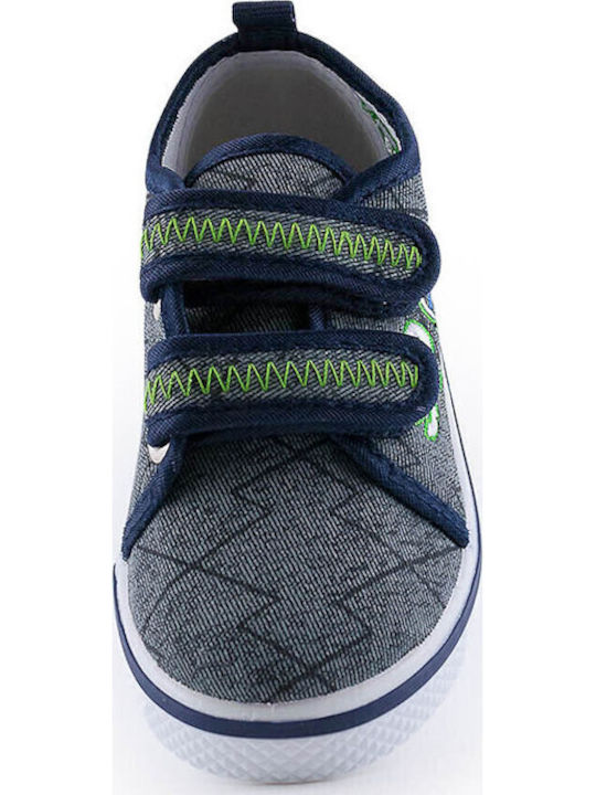 Παιδικά Sneakers με Σκρατς Μπλε