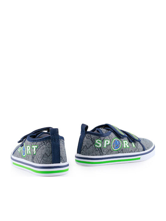 Παιδικά Sneakers με Σκρατς Μπλε