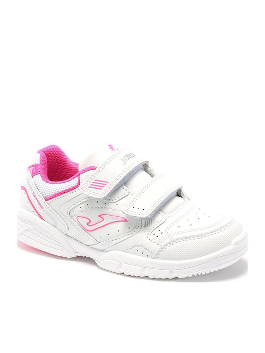 School Παιδικά Sneakers με Σκρατς Λευκά