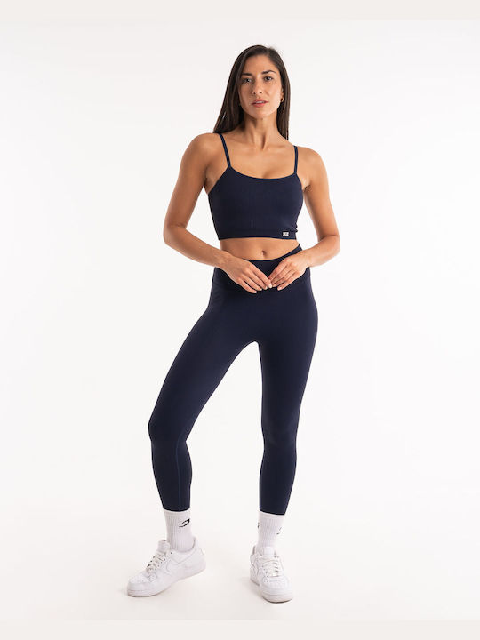 Damen Sport Leggings Boxraw Alejandra - Marineblau