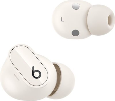 Beats Studio Buds Bluetooth Handsfree Căști cu Rezistență la Transpirație și Carcasă de Încărcare Ivory