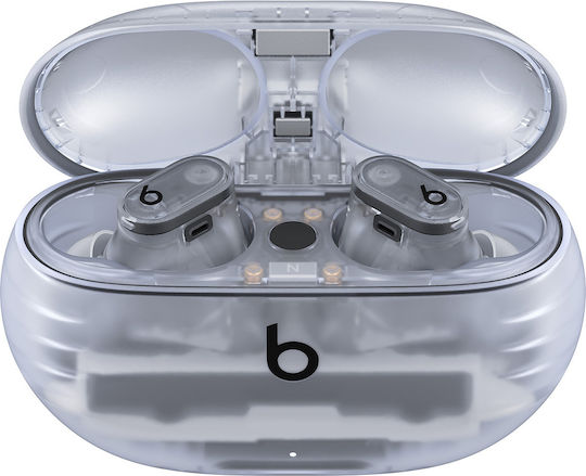 Beats Studio Buds Bluetooth Handsfree Earphones with Sweat Resistance and Charging Case Transparent