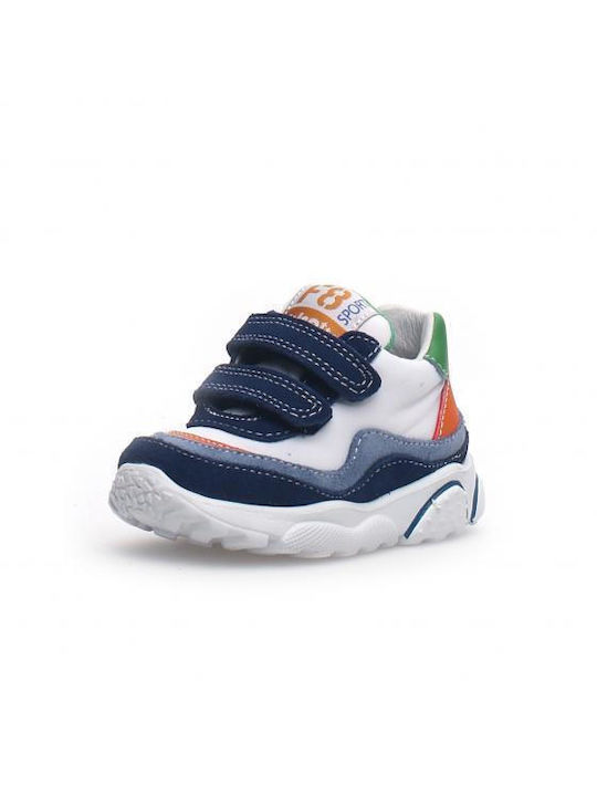 Kids Sneakers with Straps Blue