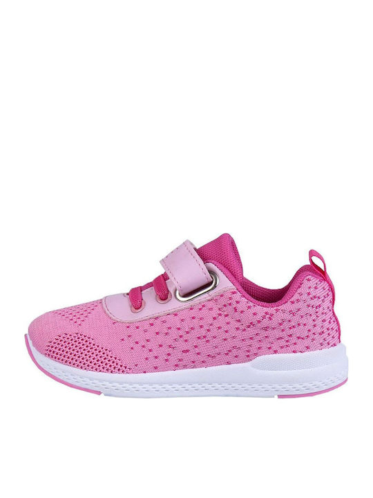Disney Minnie Παιδικά Sneakers με Σκρατς Ροζ
