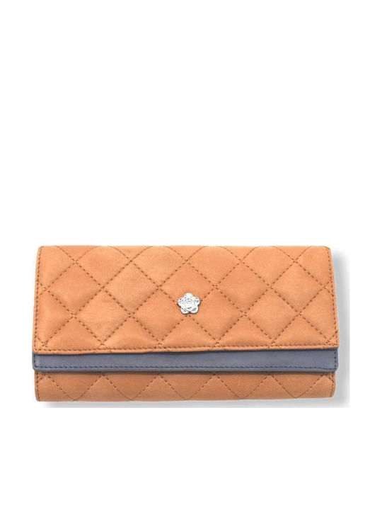 Leather Women's Wallet Classic Beige