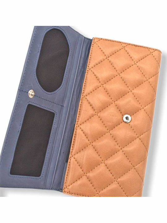 Leather Women's Wallet Classic Beige