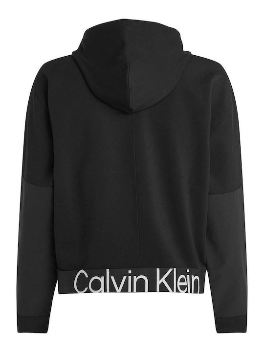 Calvin Klein Γυναικείο Φούτερ με Κουκούλα Μαύρο