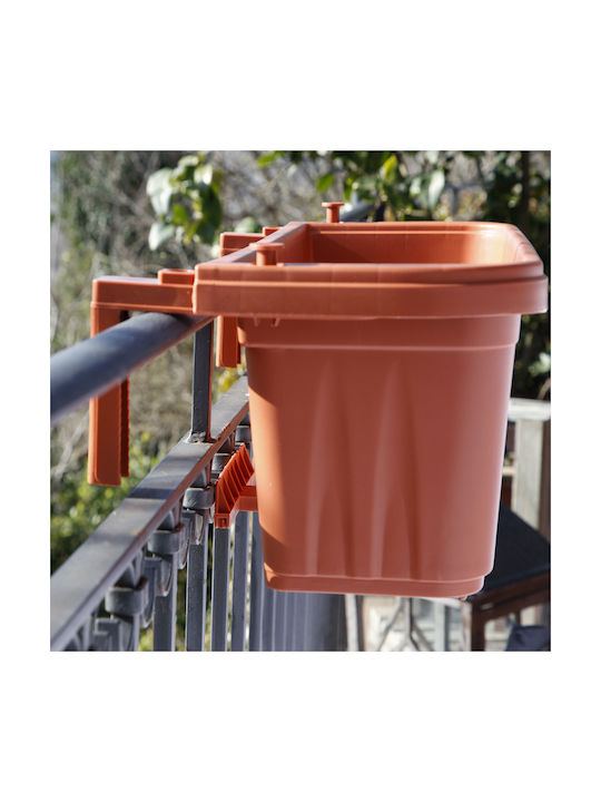 Bama ITALY Planter Box Plastic Portocaliu 50x20x18.5cm.