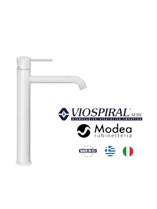 Viospiral Etna Plus Mixing Tall Sink Faucet White