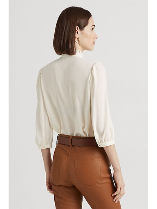 Ralph Lauren Women's Long Sleeve Shirt Beige