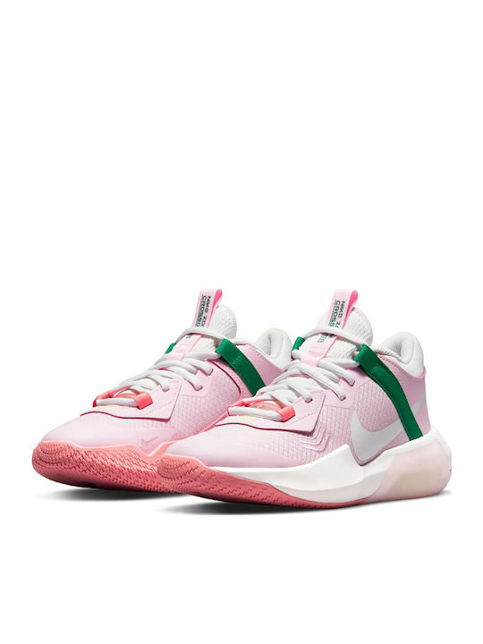 Air Zoom Crossover Kinder Sportschuhe Laufen mit Schnürsenkeln Rosa