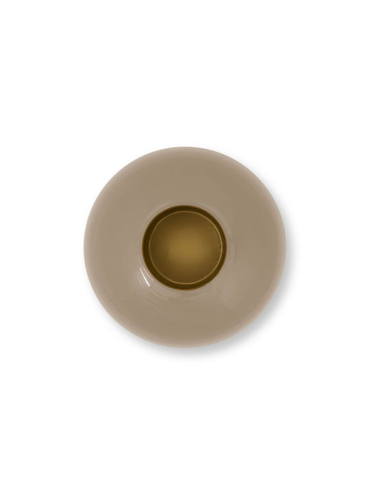 PiP Studio Διακοσμητικό Βάζο Μεταλλικό Μπεζ Y32cm