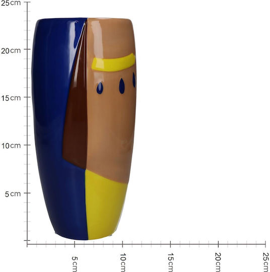 ArteLibre Decorative Vase Multicolour 11.5x11.5x23.4cm