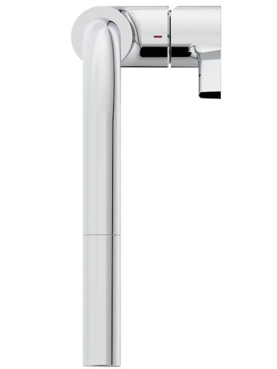 Ideal Standard Gusto Μπαταρία Κουζίνας Πάγκου Ασημί