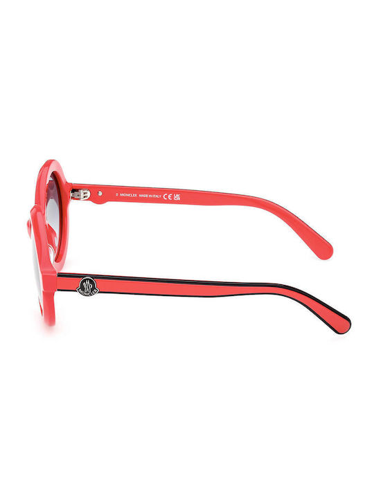 Moncler Sonnenbrillen mit Rot Rahmen und Rot Verlaufsfarbe Linse ML0261/S-66B