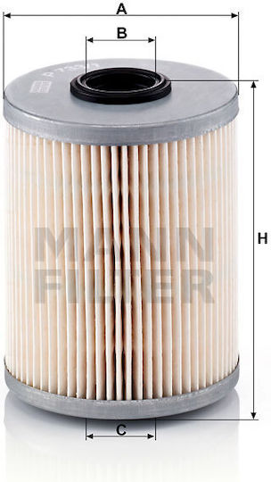 Mann Filter Φίλτρο Πετρελαίου Αυτοκινήτου P733/1XM