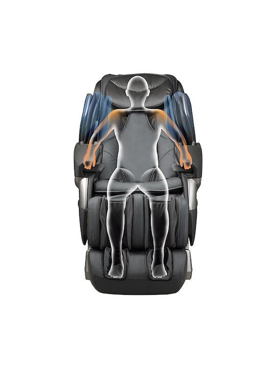 SL-A38Μ Πολυθρόνα Relax Massage με Υποπόδιο από Δερματίνη Μπεζ 135x76x113cm