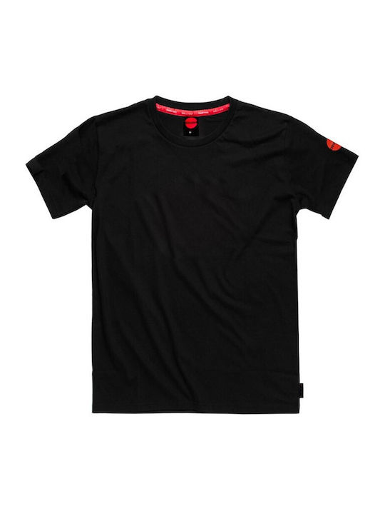 Ozoshi Utsuro Men's Short Sleeve T-shirt Black