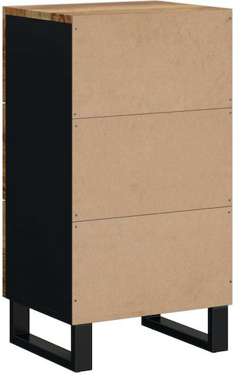 Comoda pentru Dormitor din Lemn Masiv cu 3 sertare 40x33.5x75buc