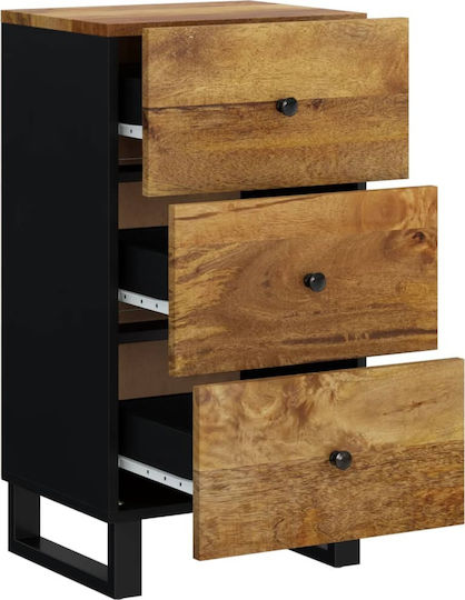Comoda pentru Dormitor din Lemn Masiv cu 3 sertare 40x33.5x75buc