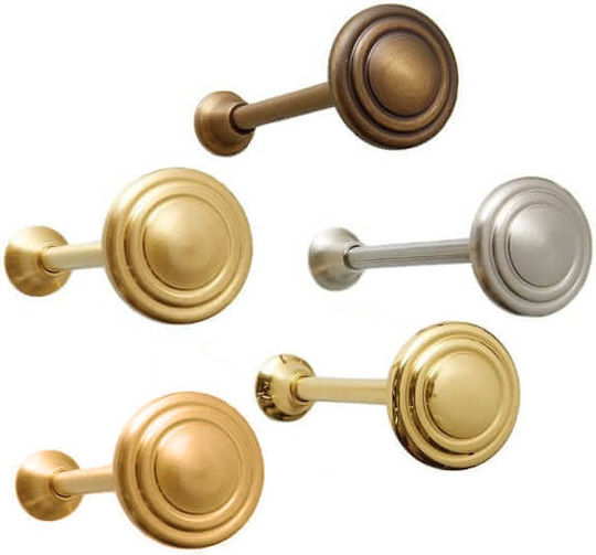Anartisi A1 Holdback Perete din Metal Satin de aur 1buc