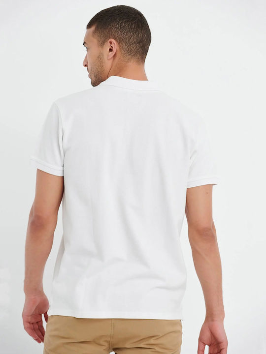 Garage Fifty5 Ανδρικό T-shirt Κοντομάνικο Polo Λευκό