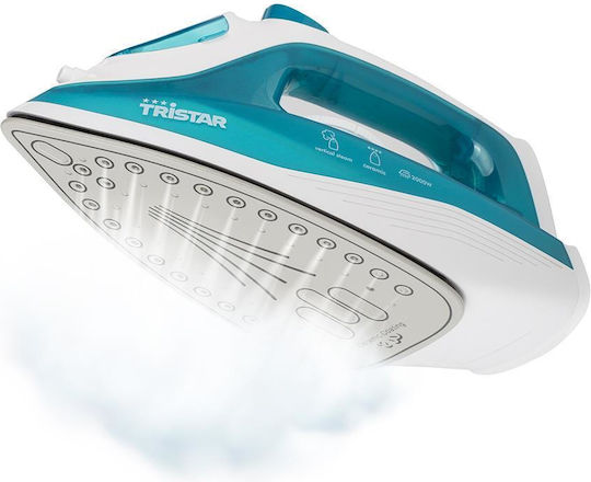 Tristar Steam Iron 2000W with Ceramic Plate and Continuous Steam Supply 16g/min