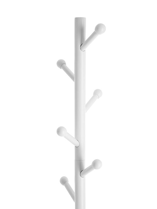 Vasagle Wooden Coat Rack White 38x38x175cm