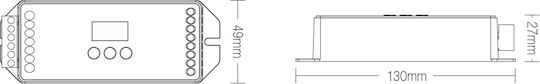 GloboStar Ασύρματο Dimmer και RGB Controller IR 71423