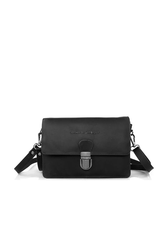 Leather Men's Bag Shoulder / Crossbody Black