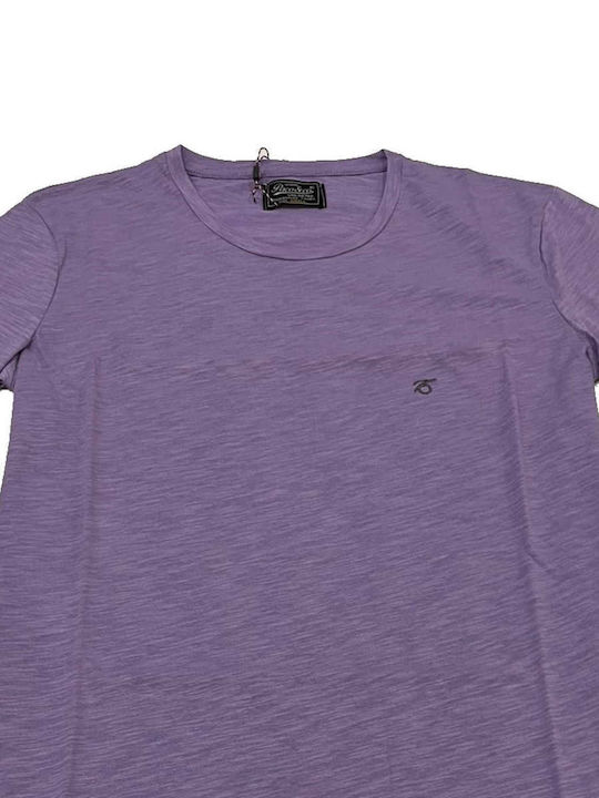 Paco & Co T-shirt Bărbătesc cu Mânecă Scurtă Violet