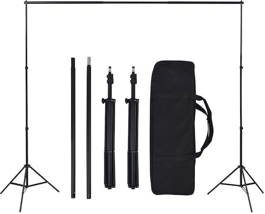 vidaXL Kit Fotografic Studio Set Lumini & Fundal Kit de iluminat pentru Studio
