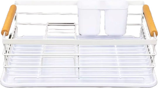 KING Hoff Sink Strainer Inox White 42.5x32x15.5cm