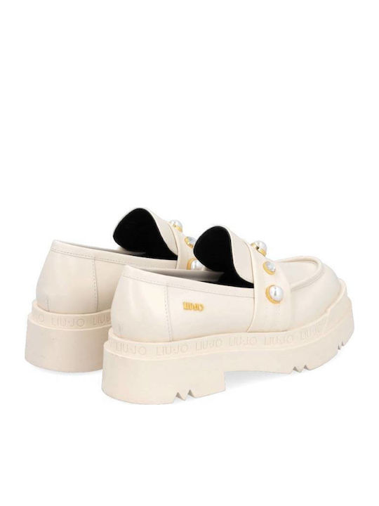 Love 37 Women's Moccasins in White Color
