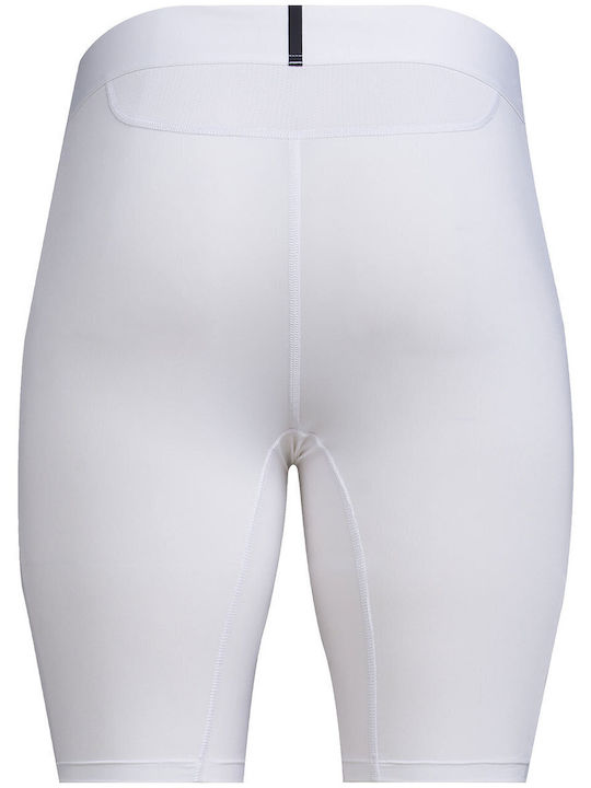adidas Techfit Aeroready Ανδρικό Αθλητικό Κολάν Κοντό Λευκό