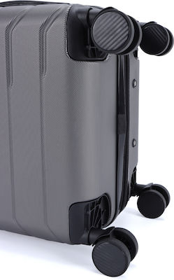 Lavor 1-601 Cabin Travel Suitcase Hard Gray with 4 Wheels Height 55cm.