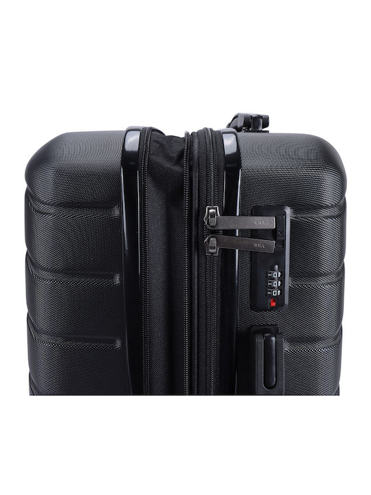 Lavor Medium Hard Black Suitcase With 4 Wheels Height 66cm
