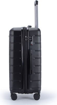 Lavor 1-601 Large Travel Suitcase Hard Black with 4 Wheels Height 75cm.