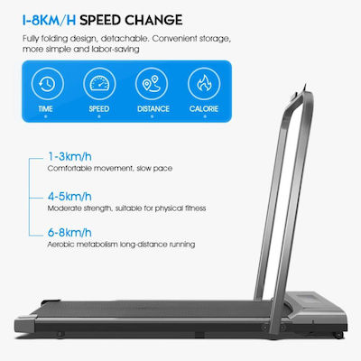 VSL Sports Foldable Electric Treadmill 100kg Capacity 0.7hp