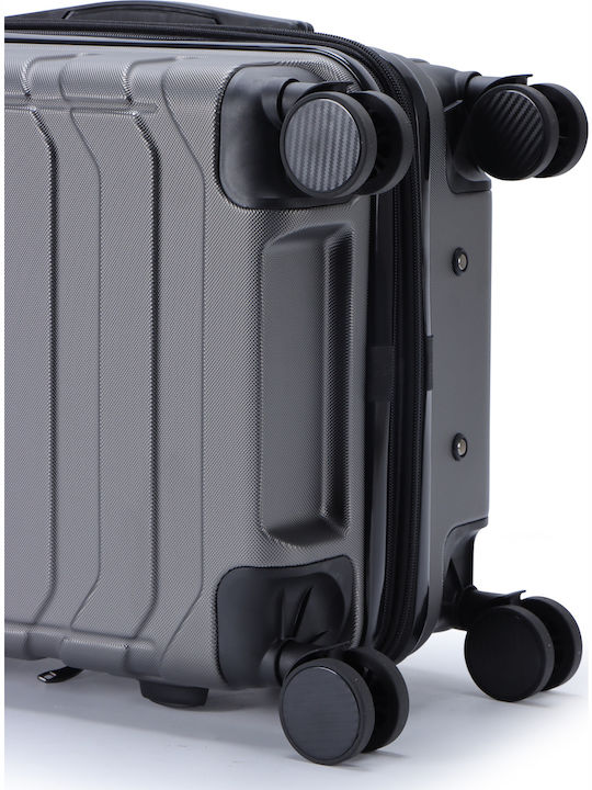 Lavor 1-602 Large Travel Suitcase Hard Gray with 4 Wheels Height 75cm 1-602