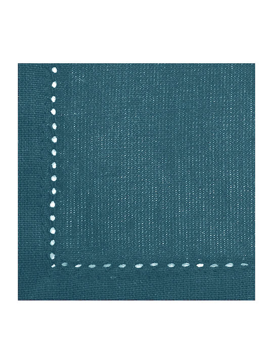 Atmosphera Πετσέτα Φαγητού Βαμβακερή Σετ 4τμχ Chambray Blue Canard 40x40εκ.