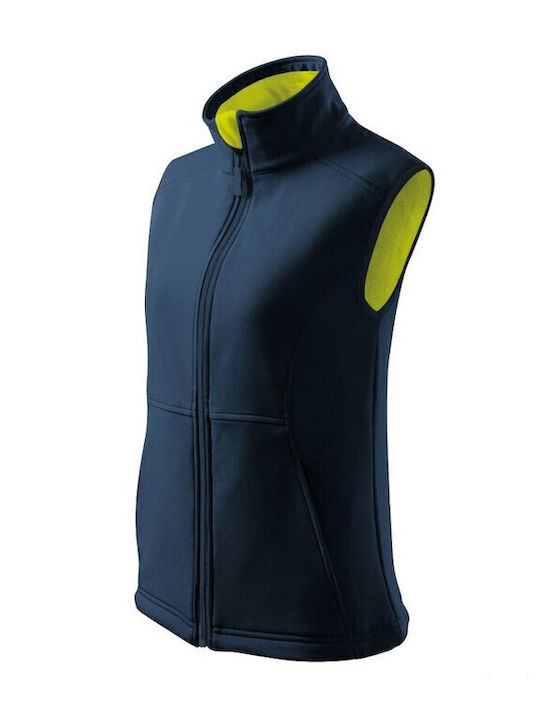 Softshell Γυναικείο Αμάνικο Μπουφάν Navy Μπλε