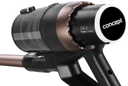 Concept Iconic Smart Επαναφορτιζόμενη Σκούπα Stick 21.6V Μαύρη