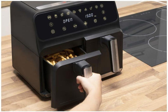 Alpina Appliances Air Fryer with Double Detachable Bucket 8lt Black 24012